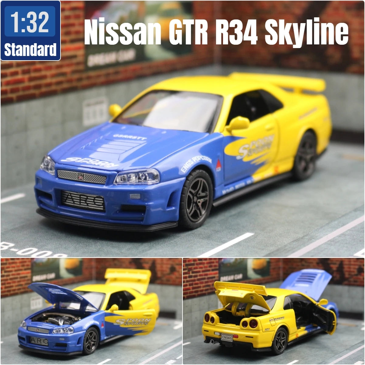 Nissan Skyline GTR Coleccionable Con Luces Led y Sonido