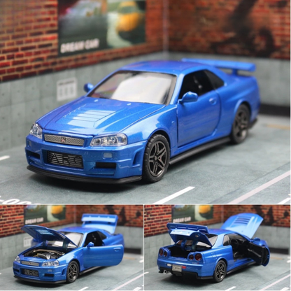 Collectible Nissan Skyline GTR with LED Lights and Sound