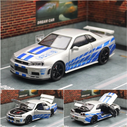 Collectible Nissan Skyline GTR with LED Lights and Sound