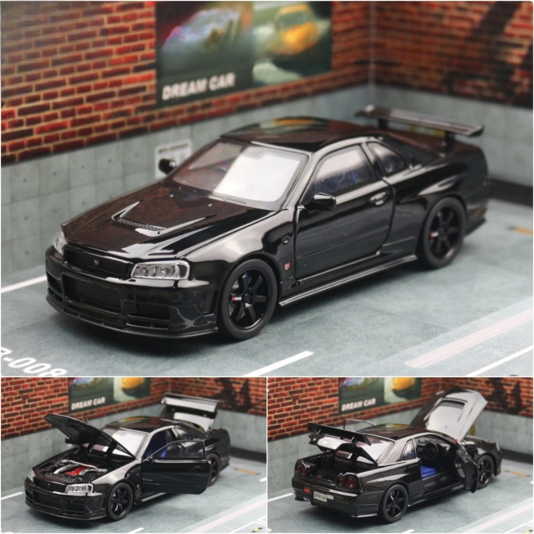 Collectible Nissan Skyline GTR with LED Lights and Sound