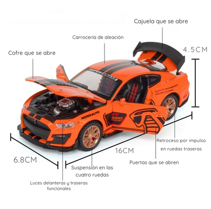 Carro Coleccionable Con Luces Led y Sonido