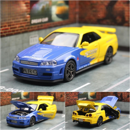 Collectible Nissan Skyline GTR with LED Lights and Sound