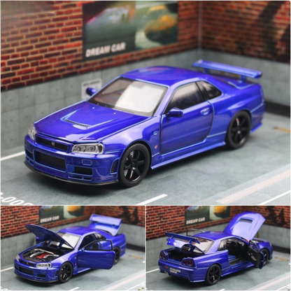 Collectible Nissan Skyline GTR with LED Lights and Sound