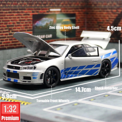 Nissan Skyline GTR Coleccionable Con Luces Led y Sonido