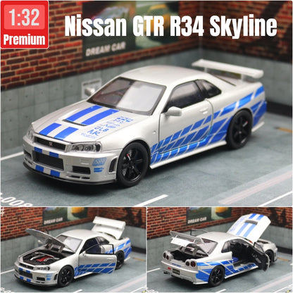 Nissan Skyline GTR Coleccionable Con Luces Led y Sonido
