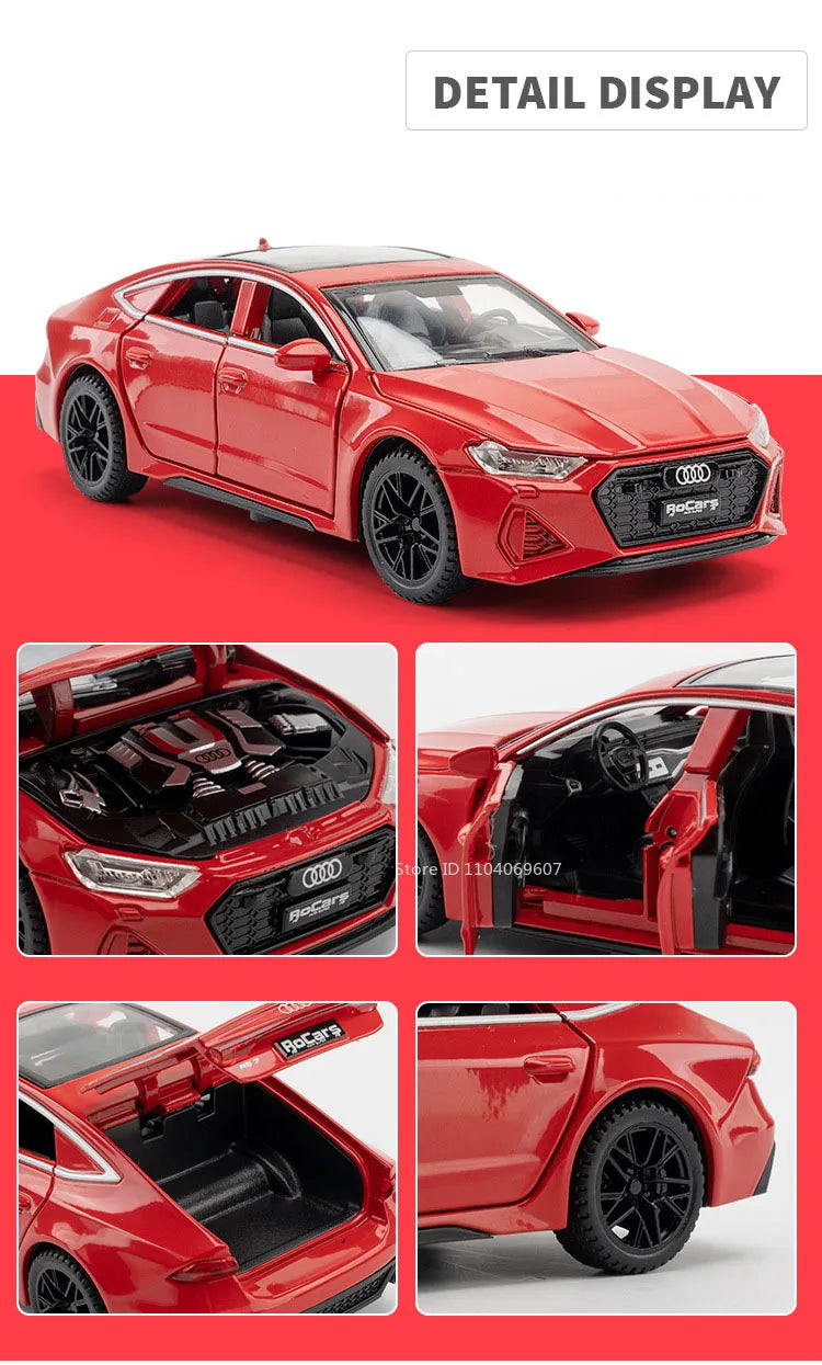 Audi Rs7 Coleccionable Con Luces Led y Sonido