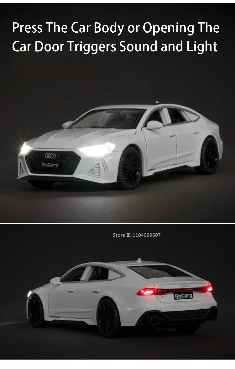 Audi Rs7 Coleccionable Con Luces Led y Sonido