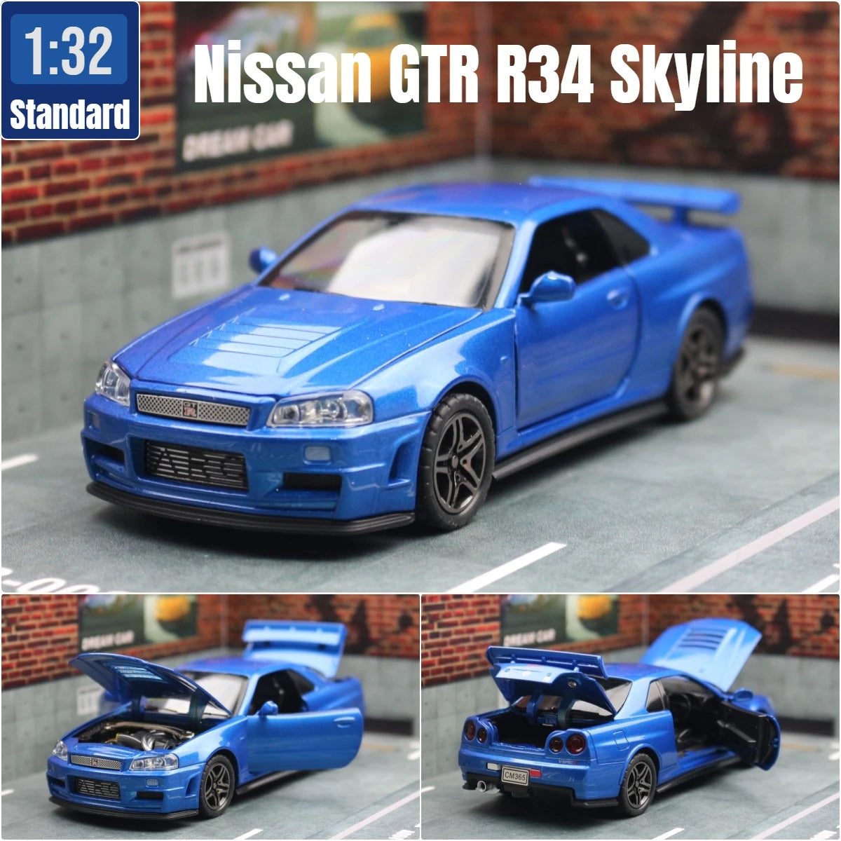 Nissan Skyline GTR Coleccionable Con Luces Led y Sonido
