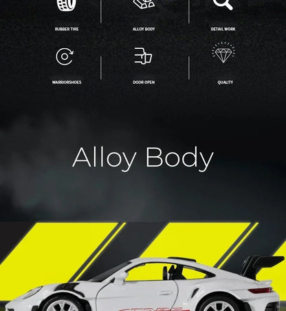 Porsche GT3 RS Coleccionable Con Luces Led y Sonido