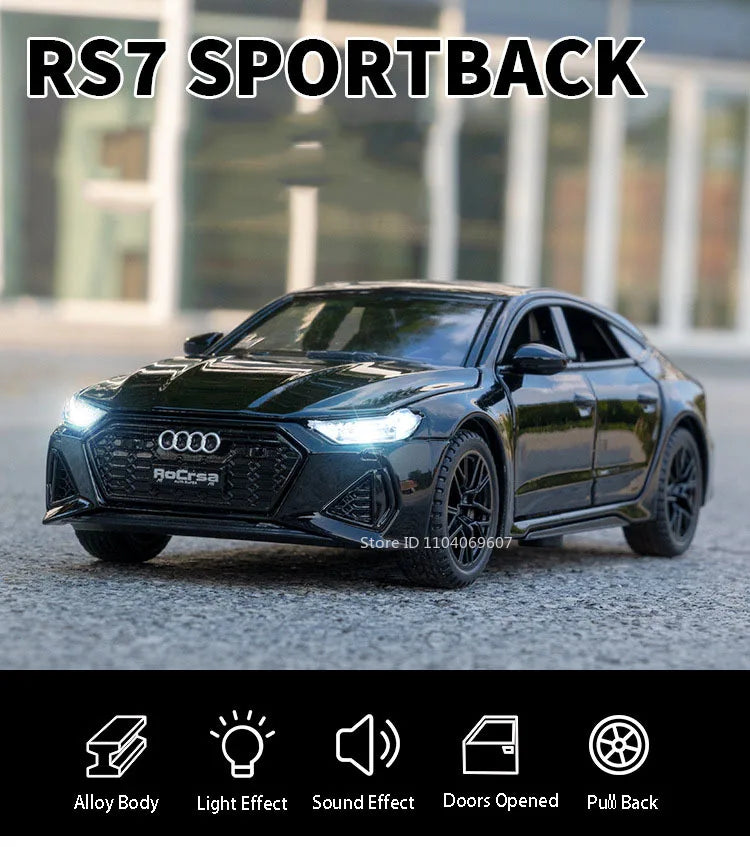 Audi Rs7 Coleccionable Con Luces Led y Sonido