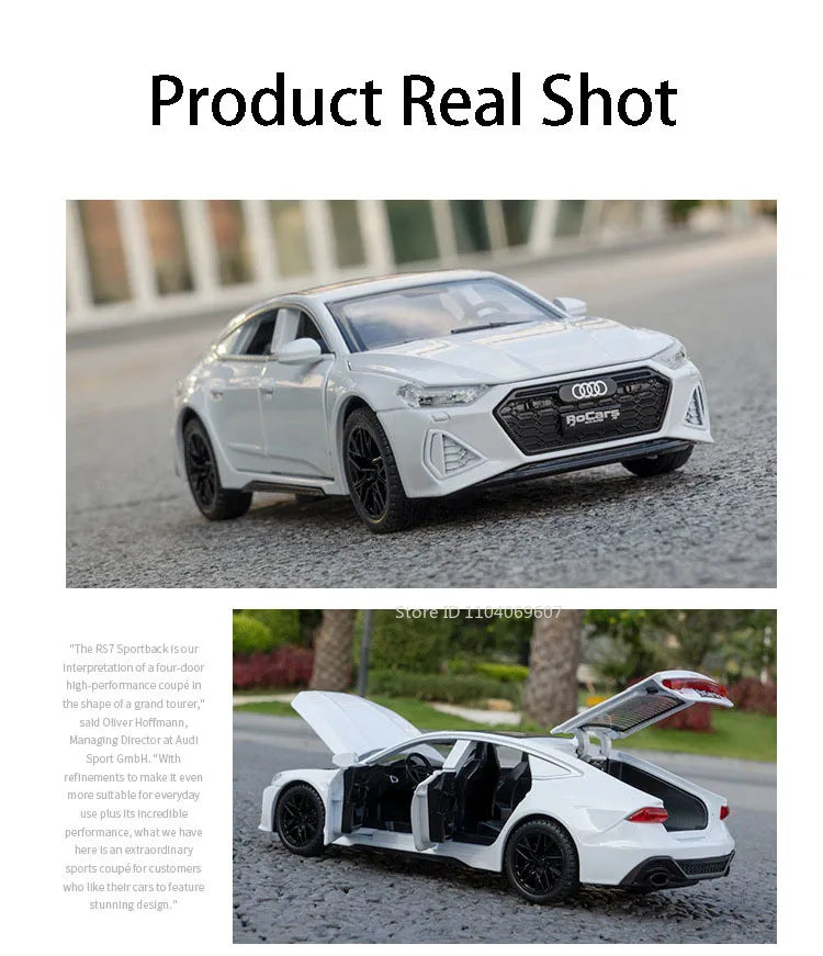 Audi Rs7 Coleccionable Con Luces Led y Sonido