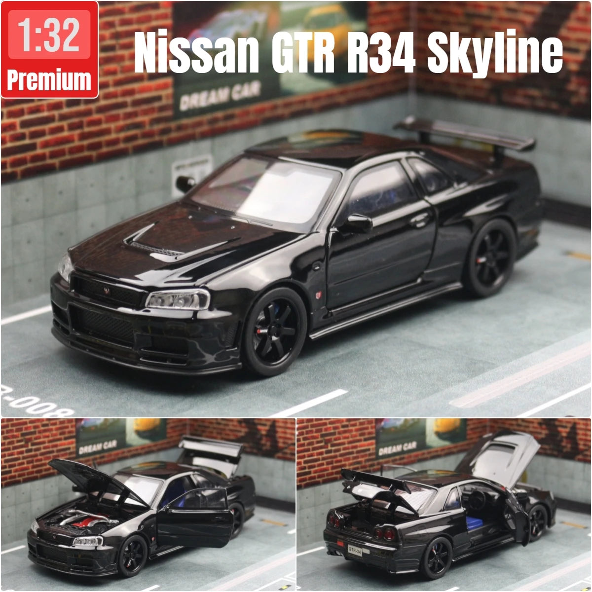 Nissan Skyline GTR Coleccionable Con Luces Led y Sonido