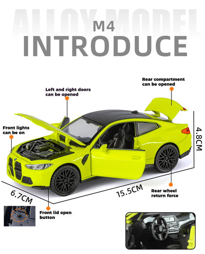 BMW M4 Coleccionable Con Luces Led y Sonido